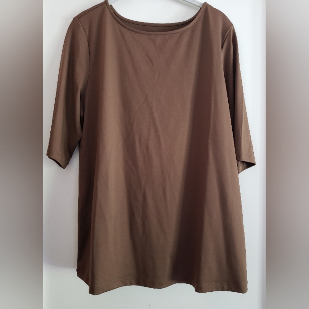 Susan Graver Top, size M, Brown, not used